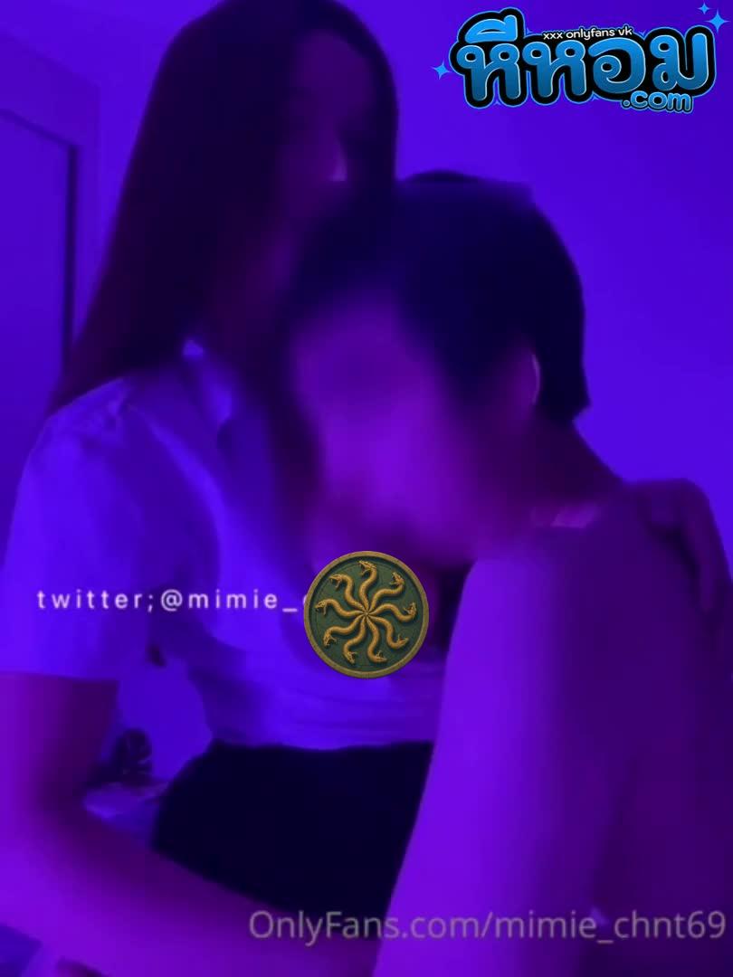 คลิปหลุด Onlyfans Mimiechnt69 หญิงน้อยมีมี่xxx สาวไทยหุ่นเอ็กซ์ไฟหน้าใหญ่ใส่ชุดยอดหญิงมหาลัยขึ้นขึ้นขี่ควยผัวโดนกระทุ้งเสียวเย็ดสดแตกในครางเงี่ยนร่านรูโคตรๆ